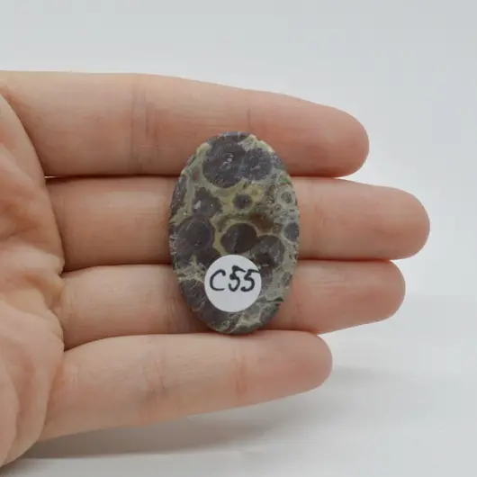 Cabochon Jasp Asteroid 36x23x7mm C55, imagine 2