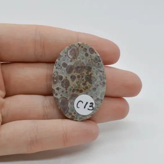 Cabochon Jasp Asteroid 38x26x5mm C13, imagine 2