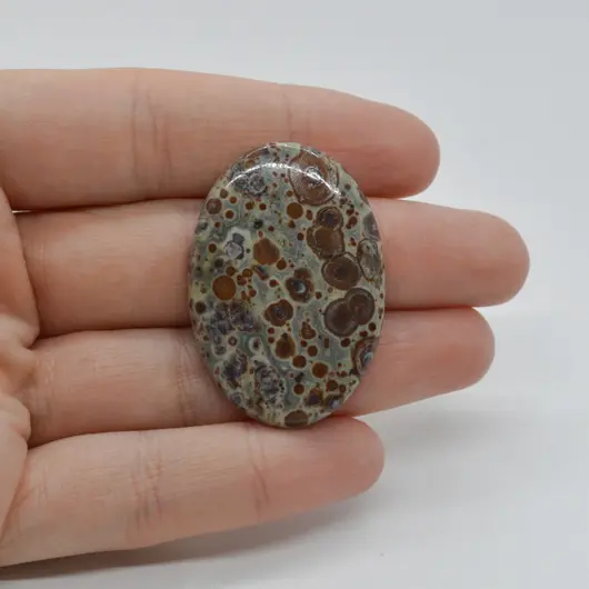 Cabochon Jasp Asteroid 38x26x5mm C13