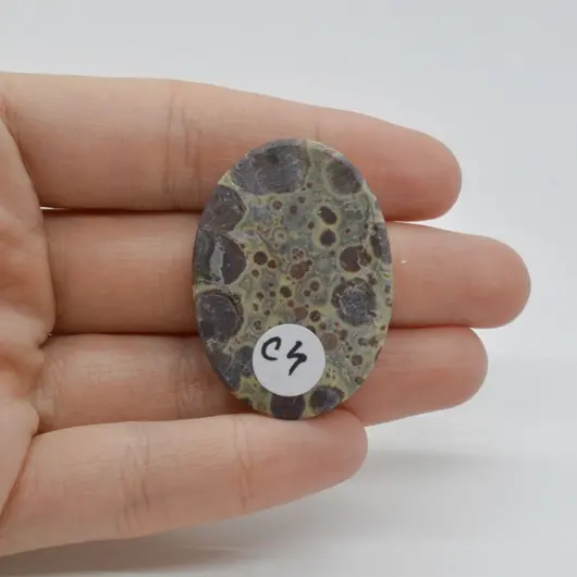 Cabochon Jasp Asteroid 39x27x7mm C4, imagine 2