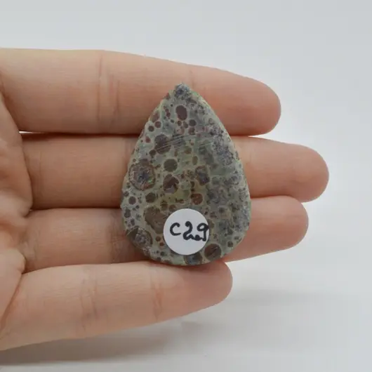 Cabochon Jasp Asteroid 40x29x8mm C29, imagine 2