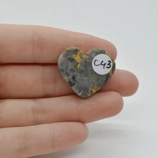Cabochon Jasp Cawanit 29x25x5mm C43, imagine 2