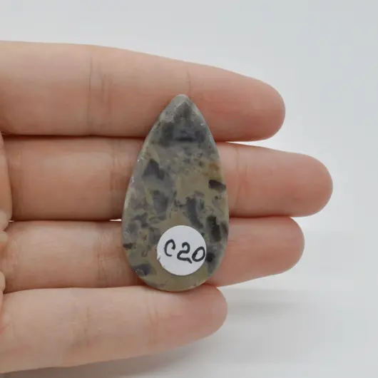 Cabochon Jasp Cawanit 40x22x4mm C20, imagine 2