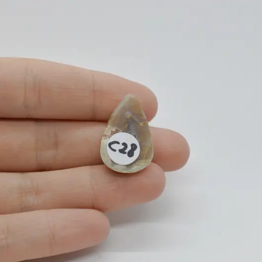 Cabochon Jasp Cobra 25x16x7mm C28, imagine 2