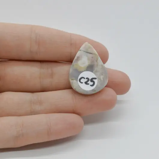 Cabochon Jasp Cobra 28x20x6mm C25, imagine 2