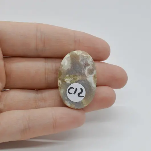 Cabochon Jasp Cobra 31x21x7mm C12, imagine 2