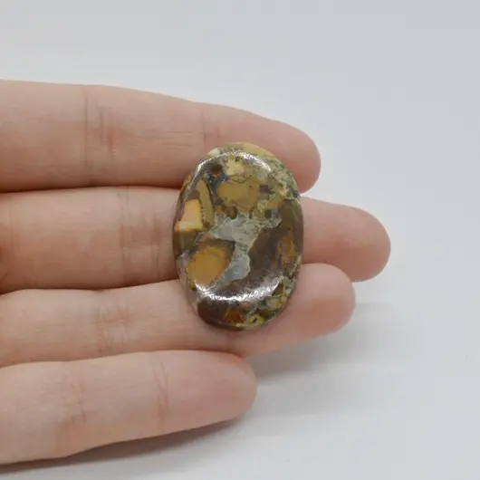 Cabochon Jasp Cobra 34x22x5mm C15