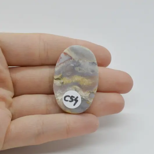 Cabochon Jasp Cobra 39x24x6mm C54, imagine 2