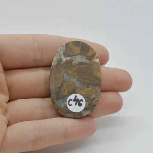 Cabochon Jasp Cobra 43x28x5mm C46, imagine 2