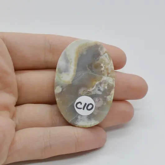 Cabochon Jasp Cobra 45x30x7mm C10, imagine 2