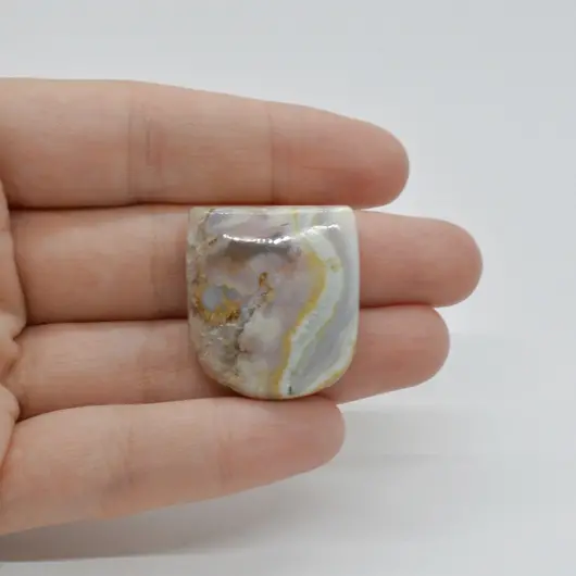Cabochon Jasp Coffee 28x25x8mm C35