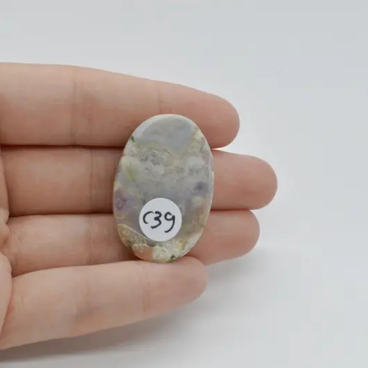 Cabochon Jasp Coffee 35x24x7mm C39, imagine 2
