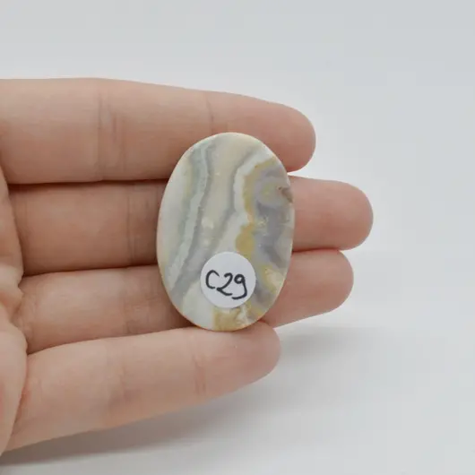 Cabochon Jasp Coffee 36x25x7mm C29, imagine 2