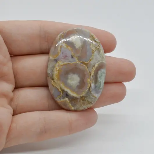 Cabochon Jasp Coffee 45x32x7mm C26