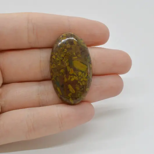 Cabochon Jasp Fruity 37x22x6mm C67