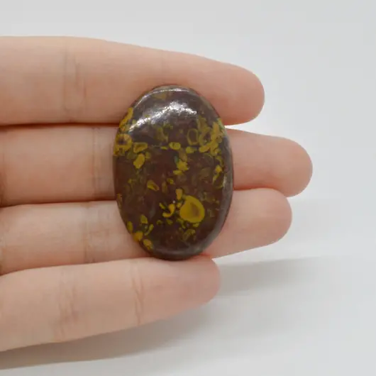 Cabochon Jasp Fruity 37x25x6mm C55