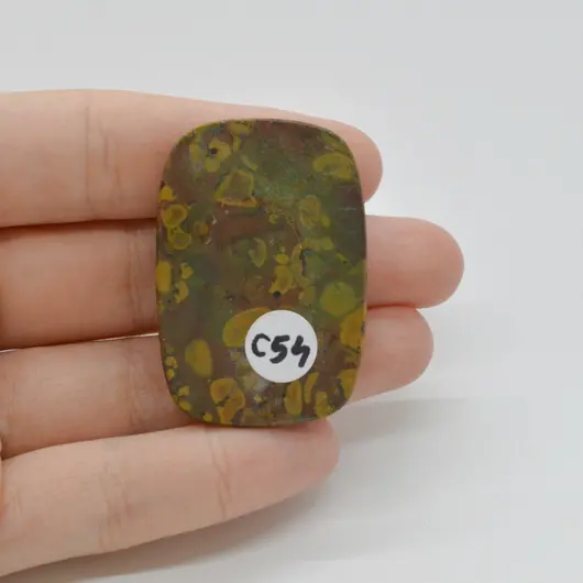Cabochon Jasp Fruity 43x30x6mm C54, imagine 2