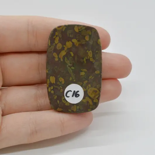 Cabochon Jasp Fruity 45x28x6mm C16, imagine 2