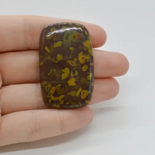 Cabochon Jasp Fruity 45x28x6mm C16