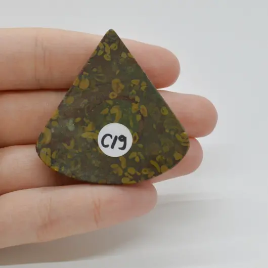 Cabochon Jasp Fruity 46x45x6mm C19, imagine 2