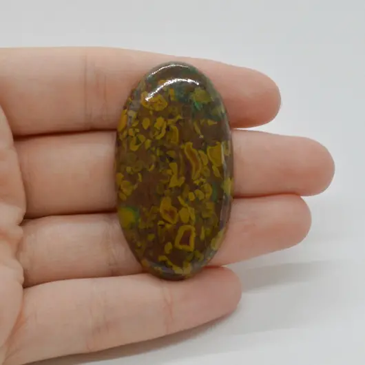 Cabochon Jasp Fruity 47x25x6mm C34