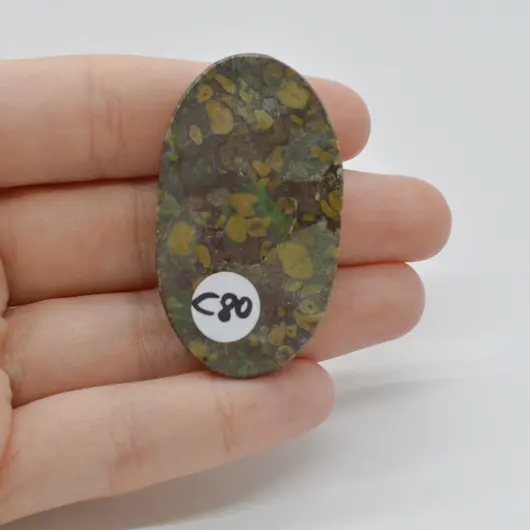 Cabochon Jasp Fruity 47x27x6mm C80, imagine 2