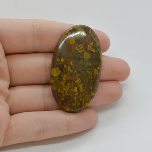 Cabochon Jasp Fruity 48x27x5mm C40