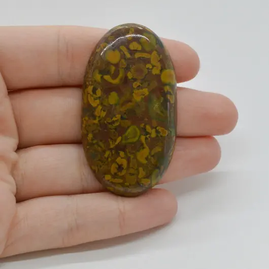 Cabochon Jasp Fruity 52x29x6mm C24