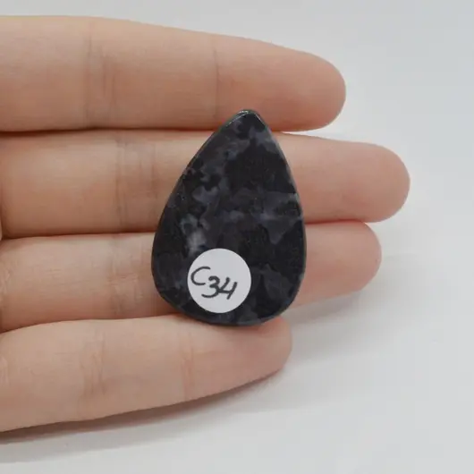 Cabochon Jasp Gabronit 34x24x6mm C34, imagine 2