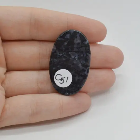 Cabochon Jasp Gabronit 36x22x5mm C51, imagine 2