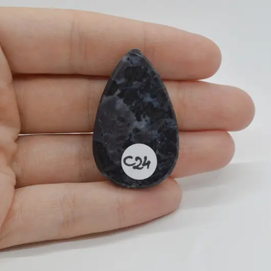 Cabochon Jasp Gabronit 40x24x8mm C24, imagine 2