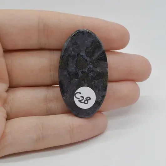 Cabochon Jasp Gabronit 41x23x6mm C28, imagine 2
