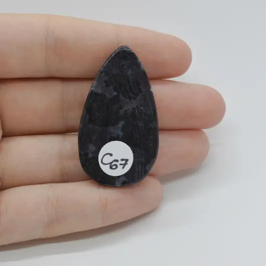 Cabochon Jasp Gabronit 41x23x6mm C67, imagine 2