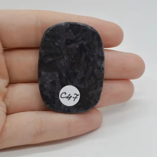Cabochon Jasp Gabronit 44x32x5mm C47, imagine 2