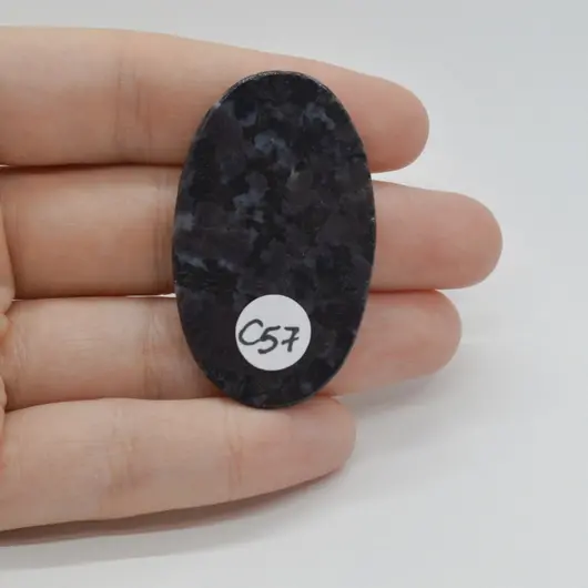 Cabochon Jasp Gabronit 45x27x4mm C57, imagine 2