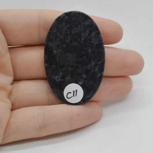 Cabochon Jasp Gabronit 48x31x4mm C11, imagine 2