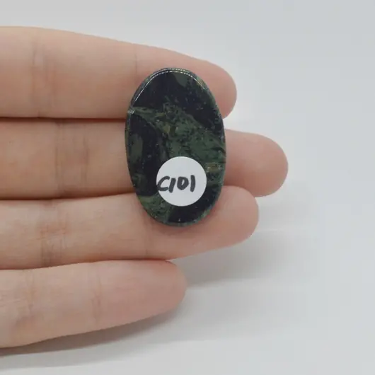 Cabochon Jasp Kambaba 32x20x6mm C101, imagine 2