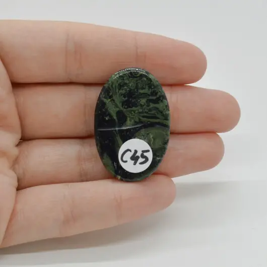 Cabochon Jasp Kambaba 34x22x6mm C45, imagine 2