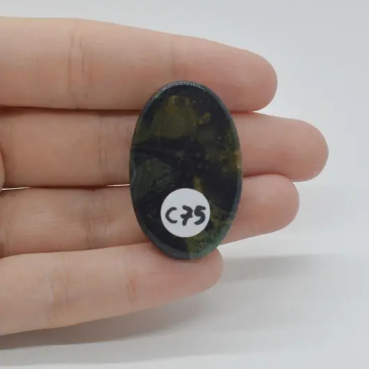 Cabochon Jasp Kambaba 37x23x8mm C75, imagine 2