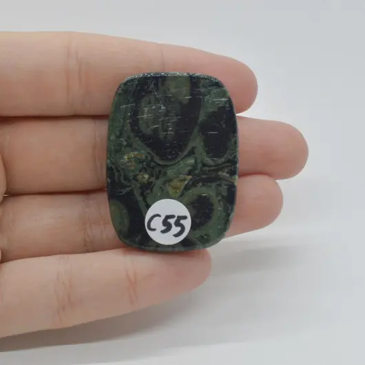 Cabochon Jasp Kambaba 39x29x5mm C55, imagine 2