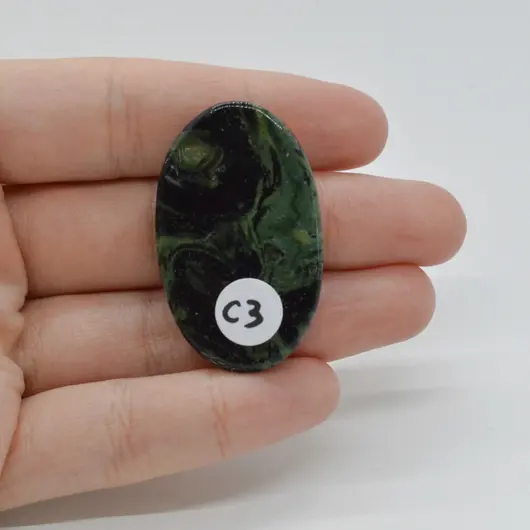 Cabochon Jasp Kambaba 40x25x7mm C3, imagine 2