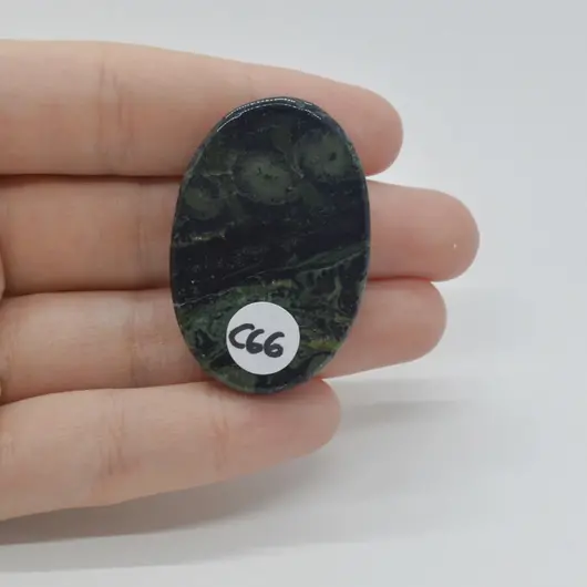 Cabochon Jasp Kambaba 41x28x6mm C66, imagine 2