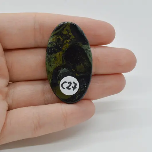 Cabochon Jasp Kambaba 43x24x6mm C27, imagine 2