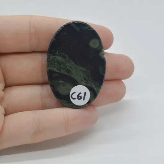 Cabochon Jasp Kambaba 43x29x6mm C61, imagine 2