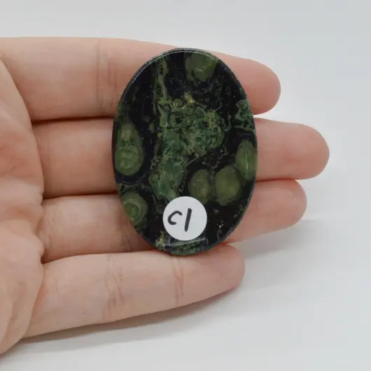 Cabochon Jasp Kambaba 48x33x5mm C1, imagine 2