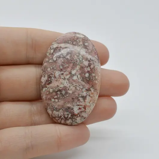 Cabochon Jasp Leopard 2 46x29x7mm C66