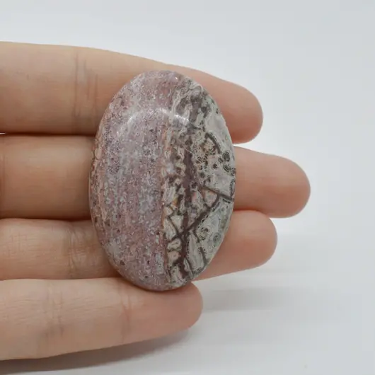Cabochon Jasp Leopard 2 46x30x9mm C72