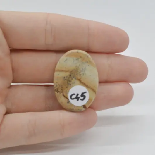 Cabochon Jasp Peisaj 30x22x7mm C45, imagine 2