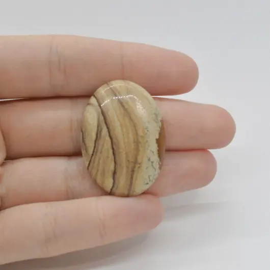 Cabochon Jasp Peisaj 34x24x6mm C35