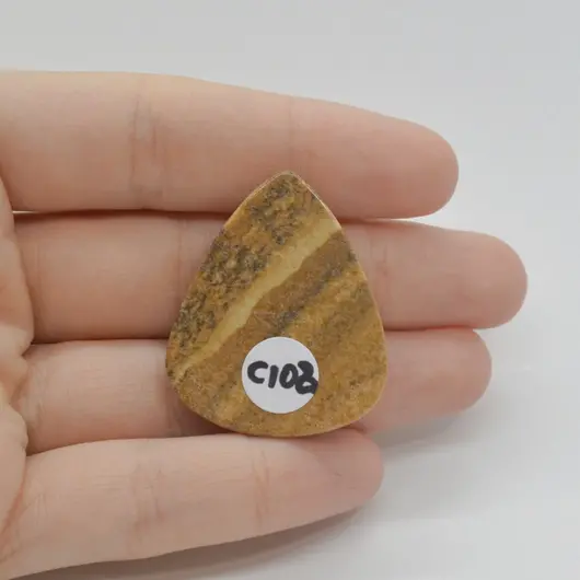 Cabochon Jasp Peisaj 35x29x5mm C108, imagine 2
